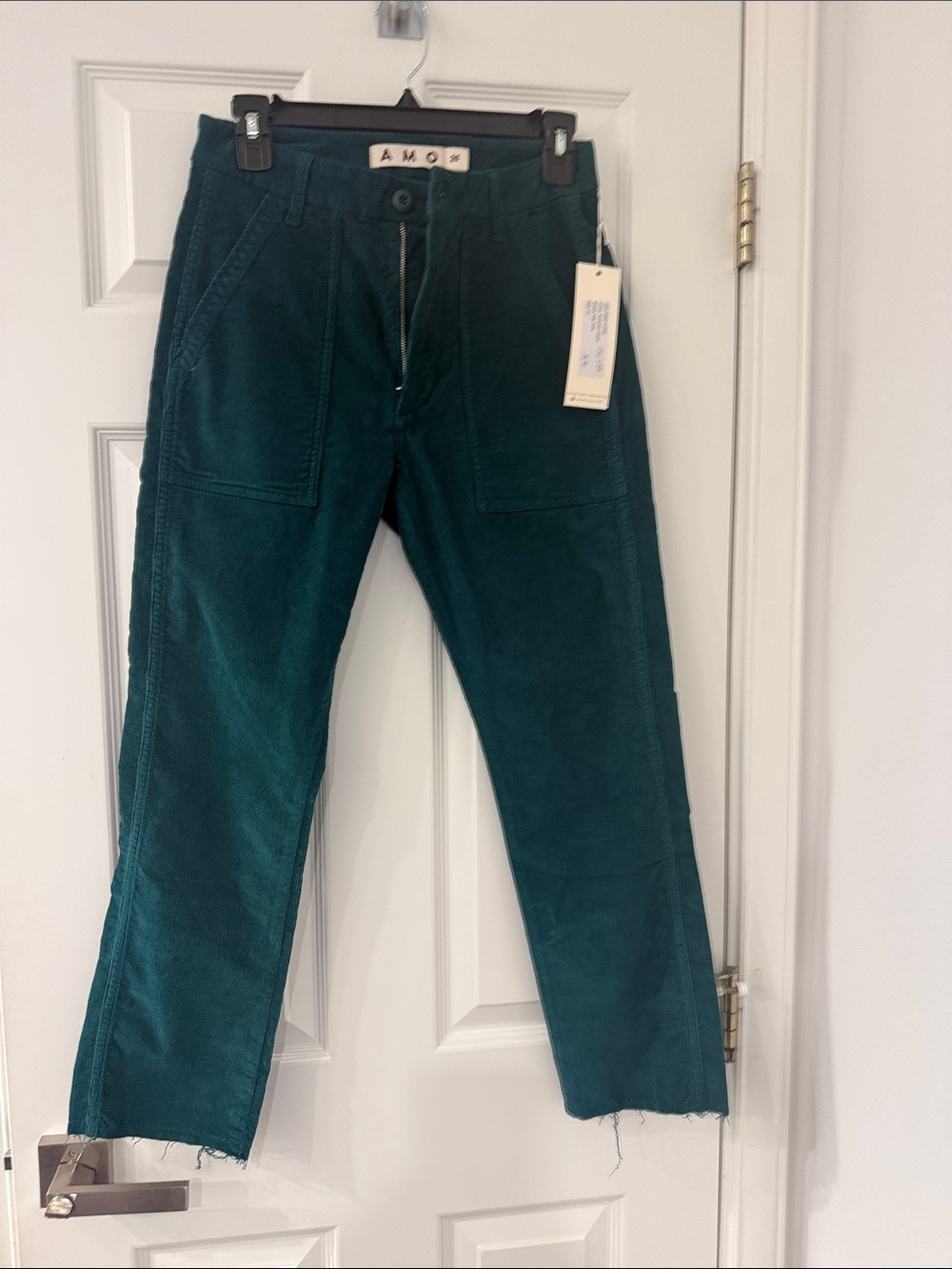 AMO Deep Teal Corduroy women Pants